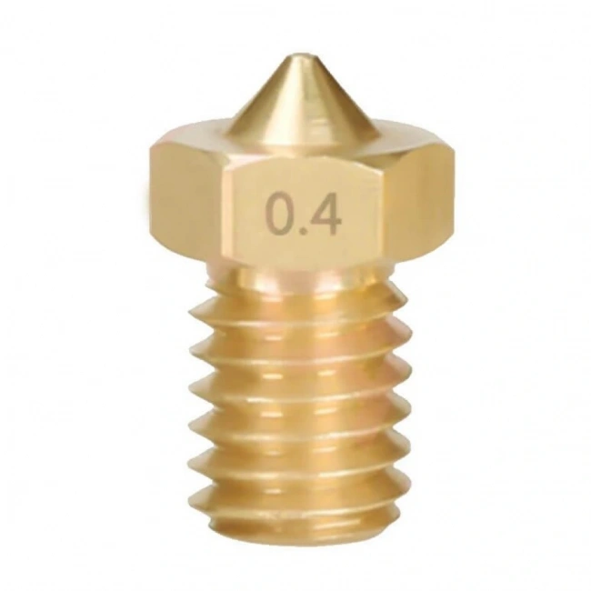 3D Yazıcı-Printer M6 1.75mm / 0.4mm V5-V6 Pirinç Nozzle