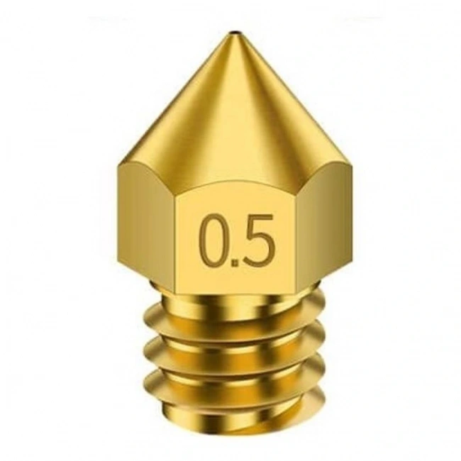 3D Yazıcı-Printer MK8 0.5mm Pirinç Nozzle
