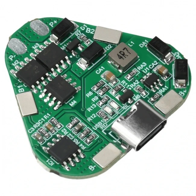 3S 20A BMS 12V 18650 Li-ion Type-C Pil Şarj Koruma Devresi