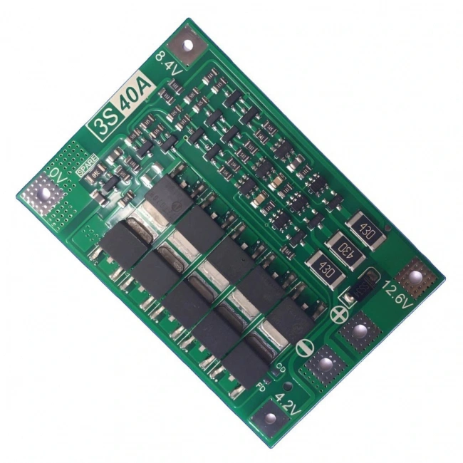 3S 40A BMS 12.6V 18650 Balanslı Pil Şarj Koruma Modülü