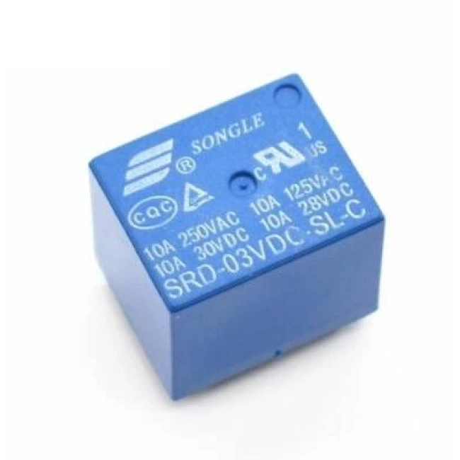 3V 10A Röle 5-Pin