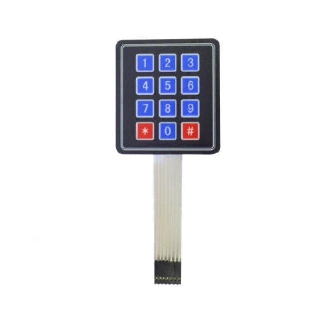 3X4 Membran Tuş Takımı - Keypad