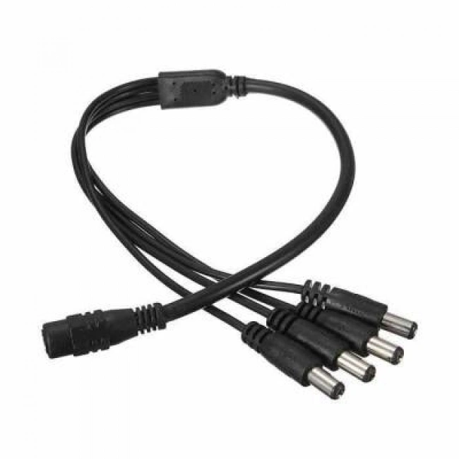 4 Başlı DC Adaptör Çoklayıcı Kablo