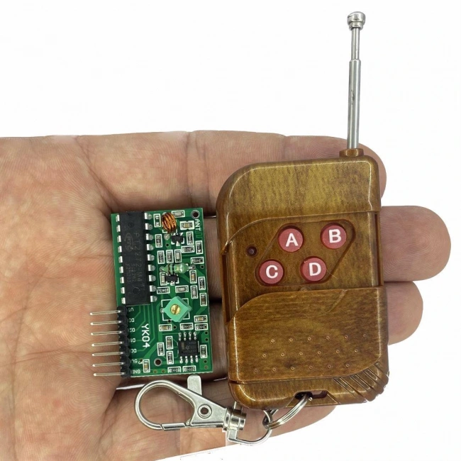 4 Kanal RF 315 Mhz Frekans Bandı Kablosuz Kontrol Modulü