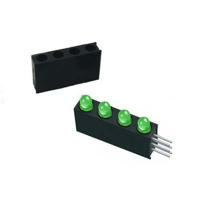 4lü Led Yuvası - 90 Derece