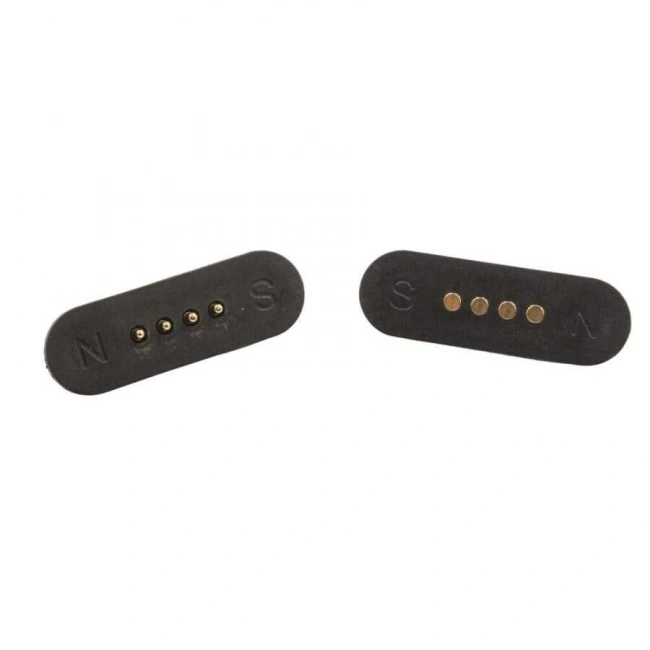 4-Pin 28x9mm Pogo Pin Manyetik Konnektör Takımı