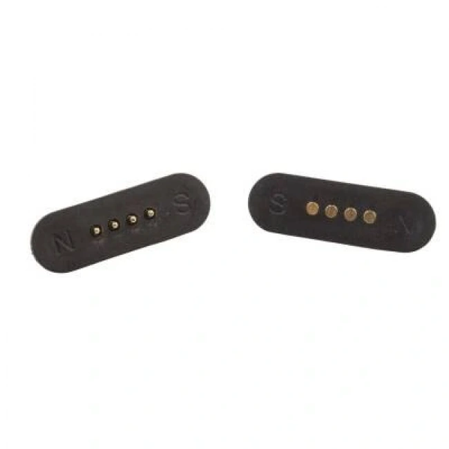 4-Pin 28x9mm Pogo Pin Manyetik Konnektör Takımı