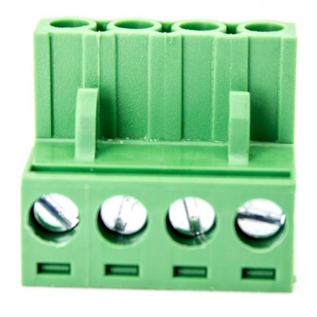 4 Pin 5.08mm Dişi Geçmeli Yeşil Klemens