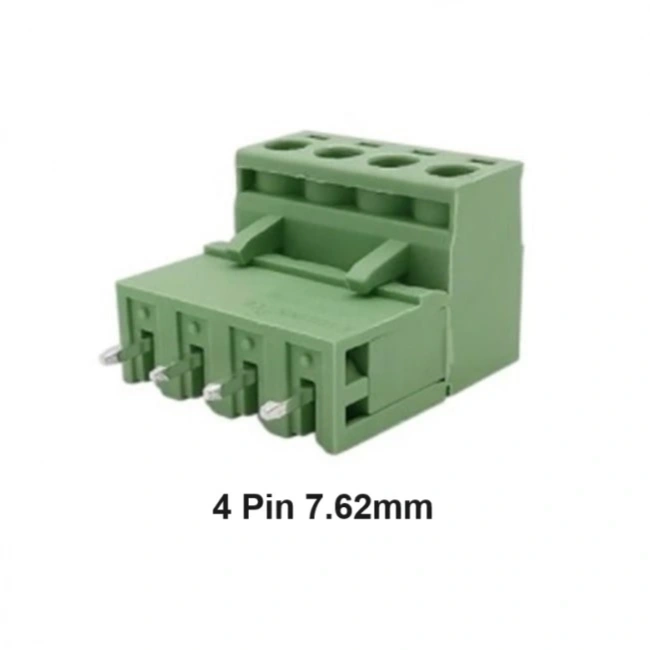 4 Pin 7.62mm Geçmeli 180C Takım Klemens