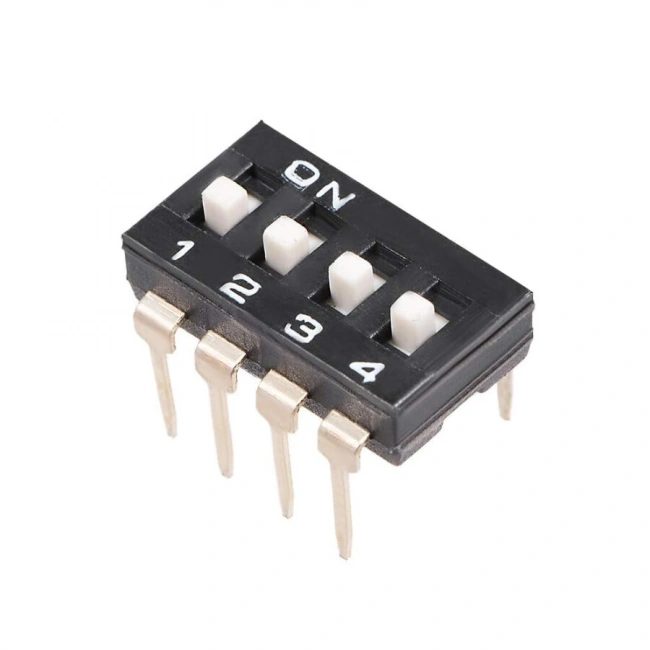 4-Pin Entegre Tip Dip Switch