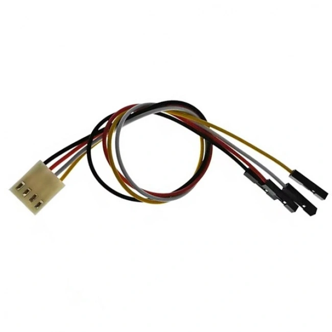 4-Pin KF2510 Dişi - 2.54mm Dişi Dupont Dönüştürücü Kablo - 20cm