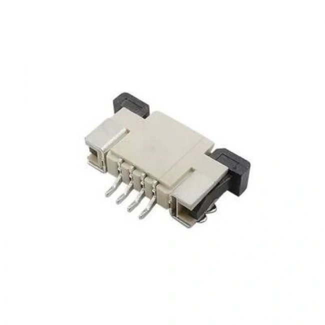 4 Pin SMD Flat Kablo Yuvası 1mm Pin Aralığı