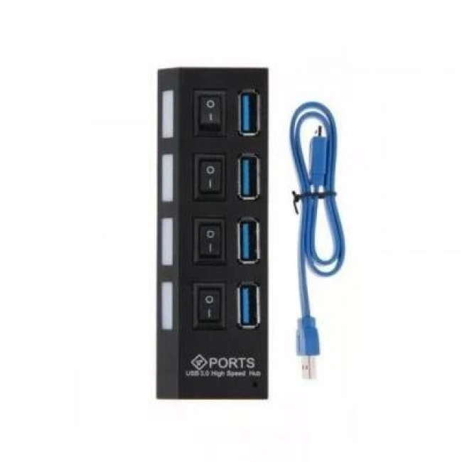 4 Port USB 3.0 Çoklayıcı On Off Anahtarlı