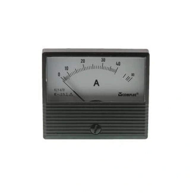 40A Analog Ampermetre - Panel Tipi Ölçü Aleti KLY-T670