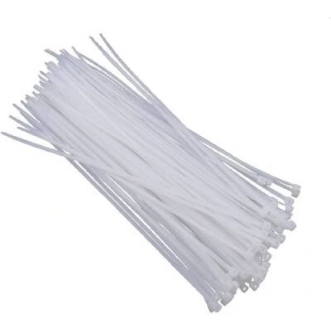 4.8mmx200mm Kablo Bağı Beyaz - 100 Adet