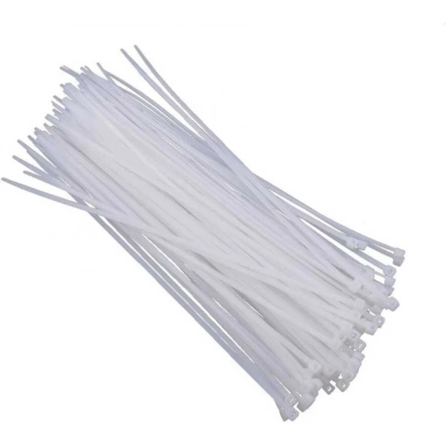 4.8mmx250mm Kablo Bağı Beyaz - 100 Adet