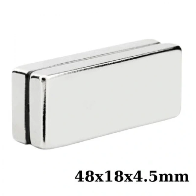 48x18x4.5mm Neodyum Güçlü Mıknatıs - Neodim Magnet