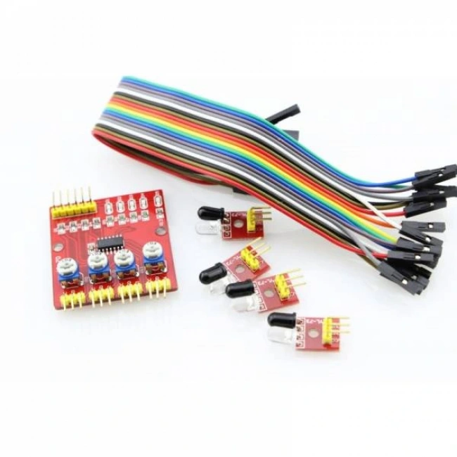 4lü Çizgi İzleyen Sensör 4 Way Tracking Modülü