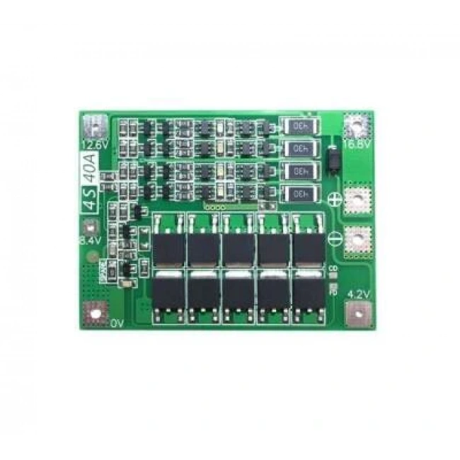 4S 40A LiPo & Lion & 18650 BMS Batarya Koruyucu Balans Devresi