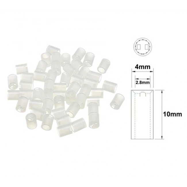 4x10mm Led Distans (Standoff) - Beyaz