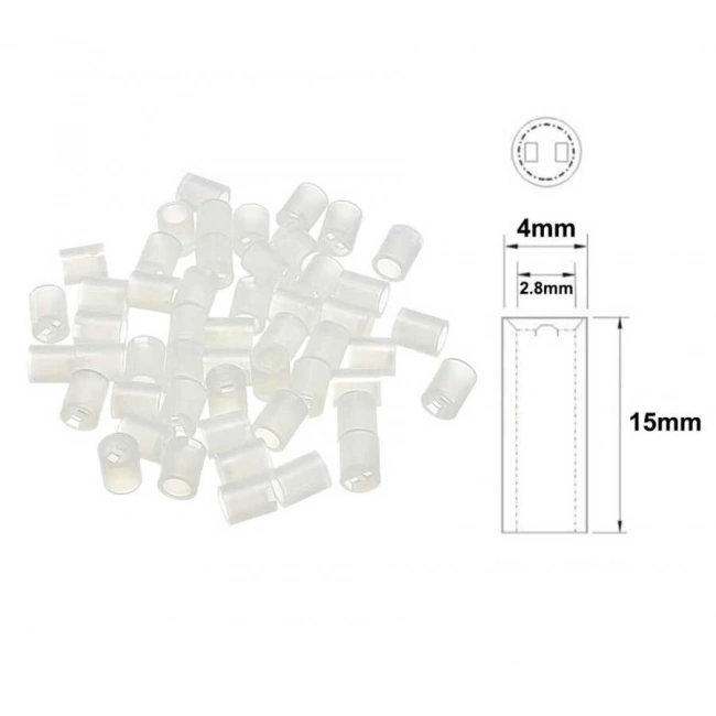 4x15mm Led Distans (Standoff) - Beyaz