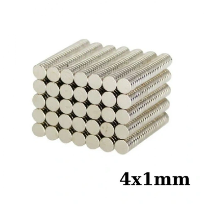 4x1mm Neodyum Güçlü Mıknatıs - Neodim Magnet