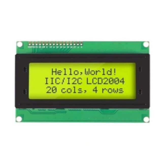 4X20 LCD Ekran Yeşil
