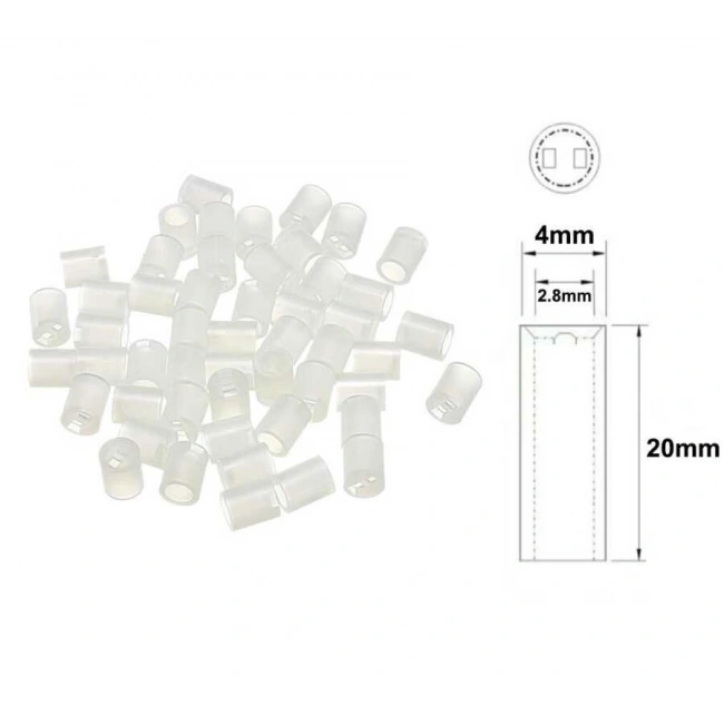 4x20mm Led Distans (Standoff) - Beyaz