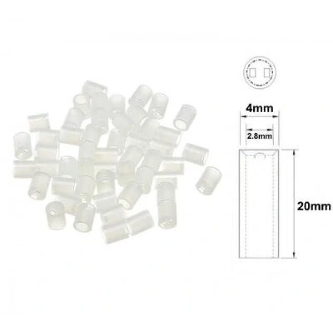4x20mm Led Distans (Standoff) - Beyaz