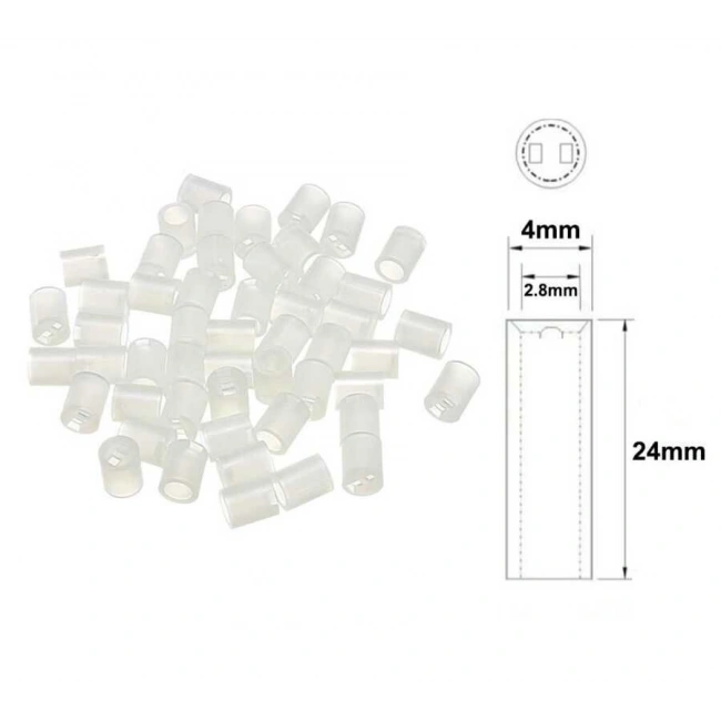 4x24mm Led Distans (Standoff) - Beyaz