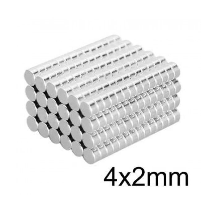 4X2mm Neodyum Güçlü Mıknatıs - Neodim Magnet