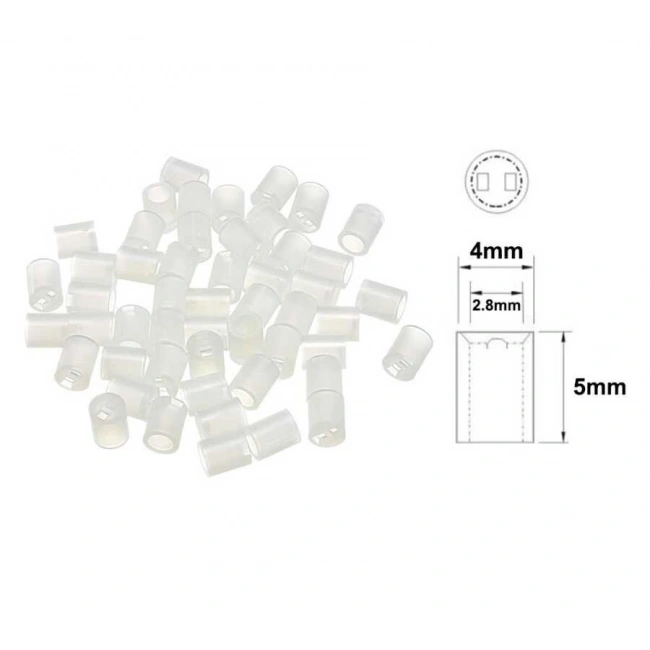 4x5mm Led Distans (Standoff) - Beyaz