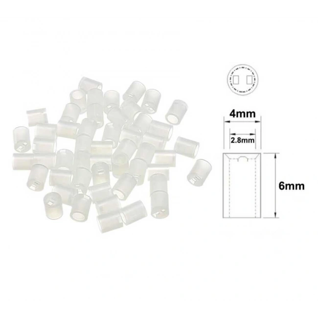 4x6mm Led Distans (Standoff) - Beyaz