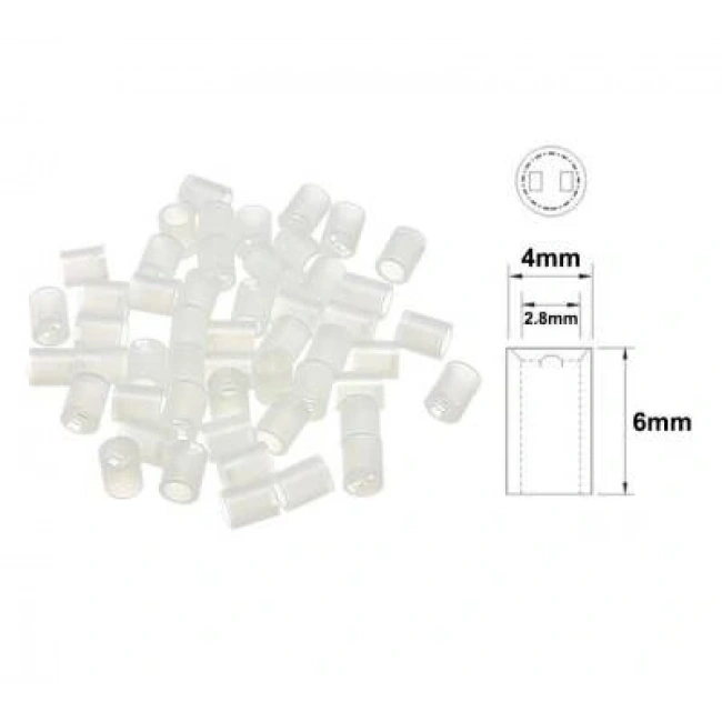 4x6mm Led Distans (Standoff) - Beyaz