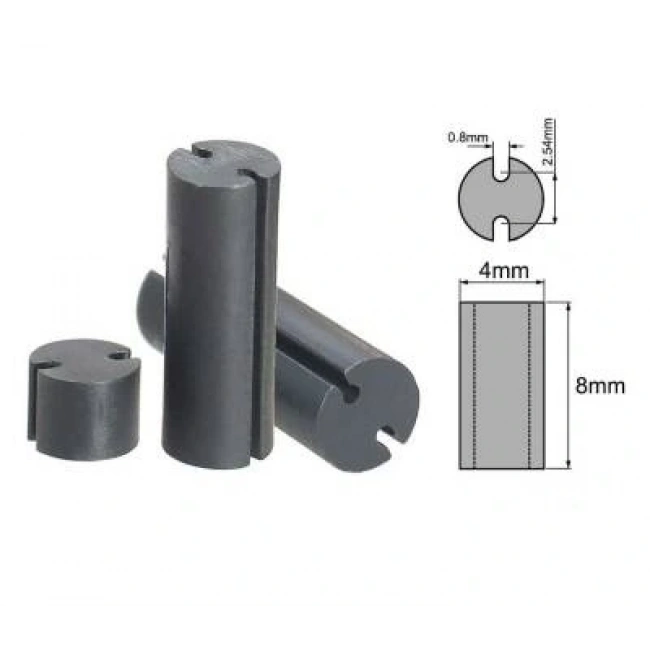 4x8mm Led Distans (Standoff) - Siyah
