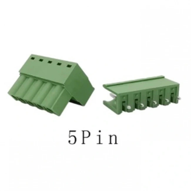 5 Pin 5.08mm Geçmeli 180C Takım Klemens