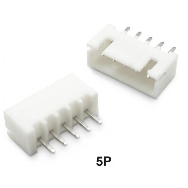 5 Pin JST-XHB 2.54 Düz Tunik Konnektör Erkek