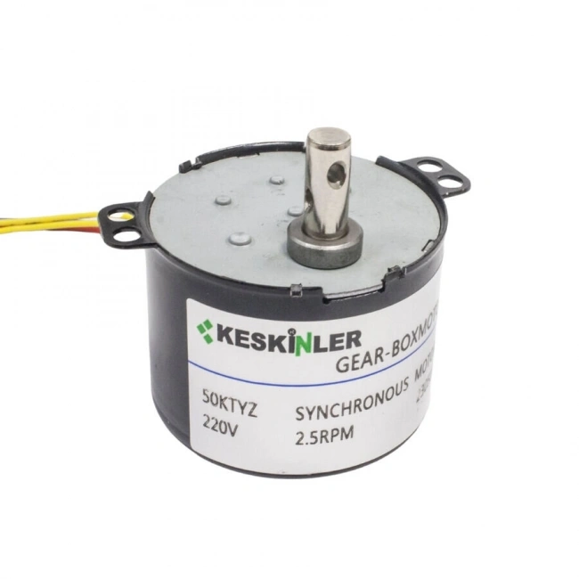 50-KTYZ 2.5RPM 6W AC Senkron Motor