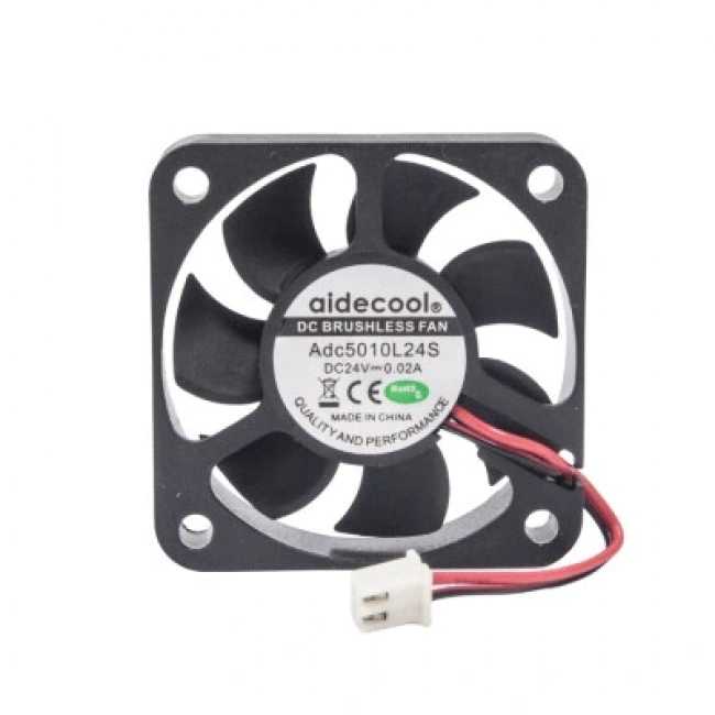 50x50x10mm 24V 0.02A Fan 2 Kablolu