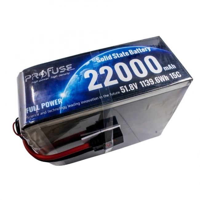 51,8V 14S 22000mAh 15C Solid State Lipo Batarya