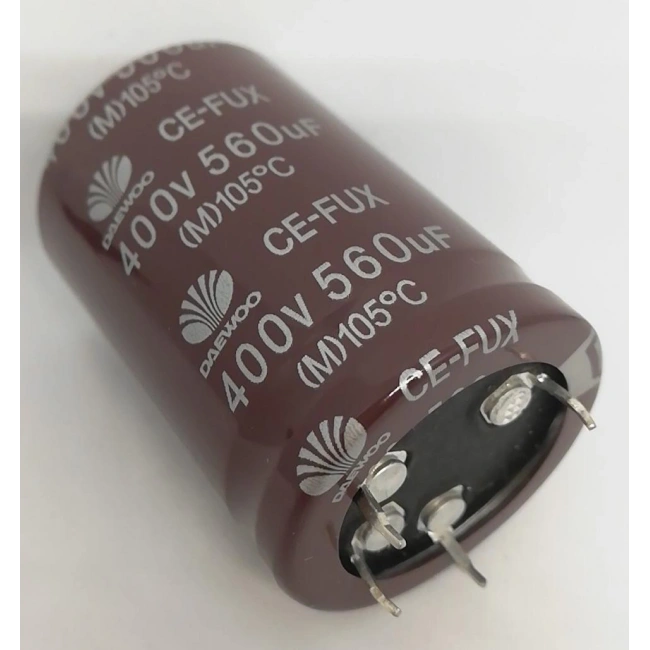 560uF 400V 4 Pin 105°C Elektrolitik Kondansatör 35x50mm