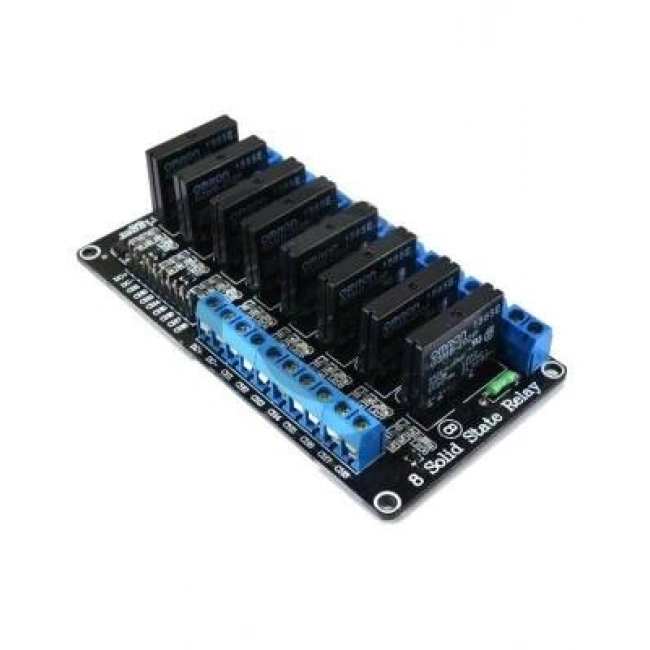 5V - 8 Kanal Solid State Röle Kartı (5V 2A)