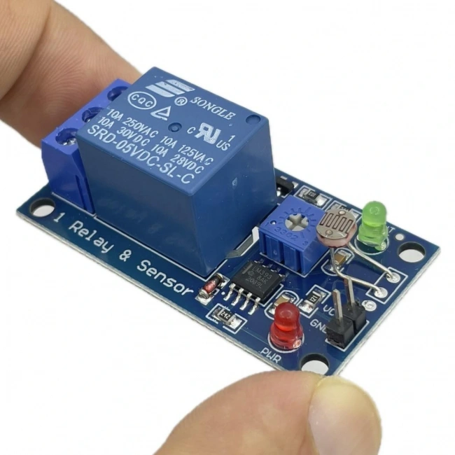 5V Tek Kanal LDR Işık Kontrollü Röle Modülü