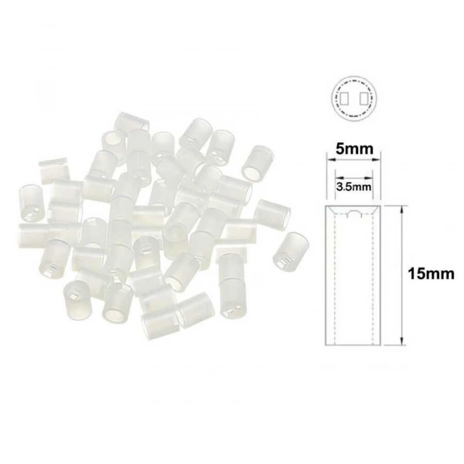 5x15mm Led Distans (Standoff) - Beyaz