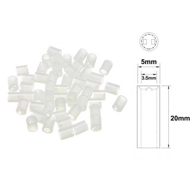 5x20mm Led Distans (Standoff) - Beyaz
