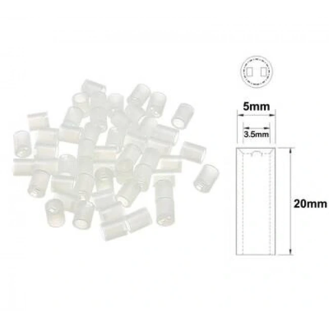 5x20mm Led Distans (Standoff) - Beyaz
