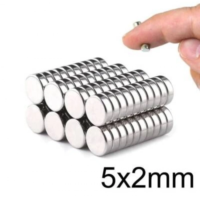 5X2mm Neodyum Güçlü Mıknatıs - Neodim Magnet