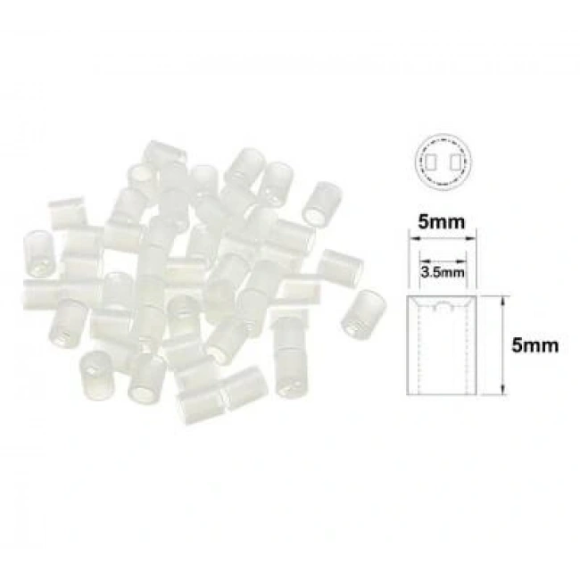 5x5mm Led Distans (Standoff) - Beyaz