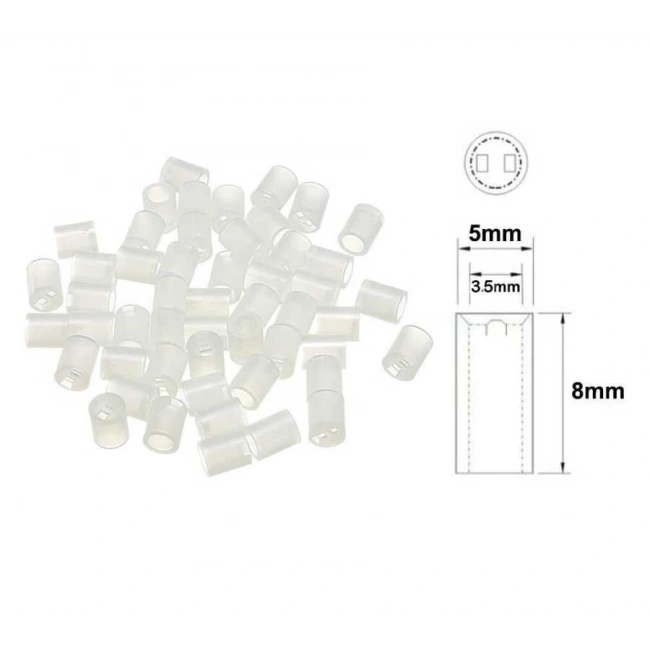 5x8mm Led Distans (Standoff) - Beyaz