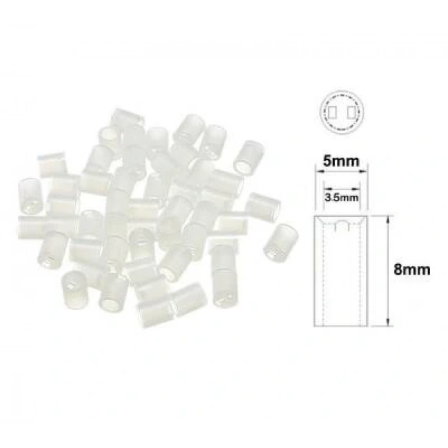 5x8mm Led Distans (Standoff) - Beyaz